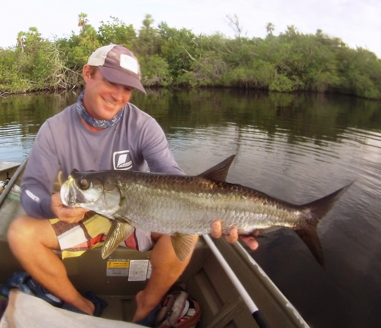 Gurgling for Tarpon on a sheet of glass!