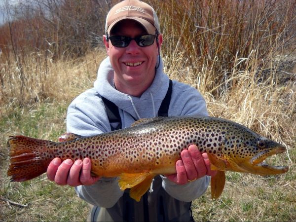 Chris Andersen 's Fly-fishing Catch of a European brown trout – Fly dreamers 