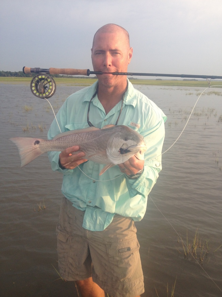 First flood tide red fish, took over 1 year for this fish.
The next night I caught 3 in the span of 30 min.