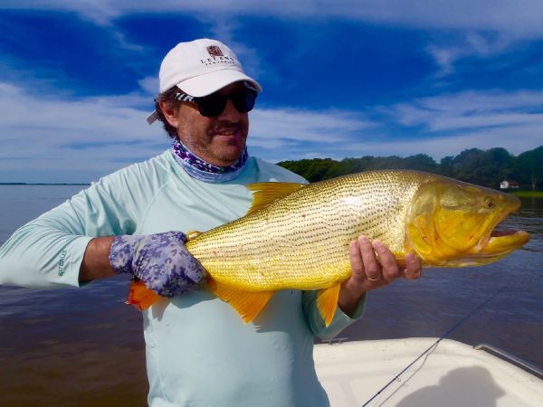 Fernando Hook & Gold Outfitters 's Fly-fishing Pic of a Dourado – Fly dreamers 