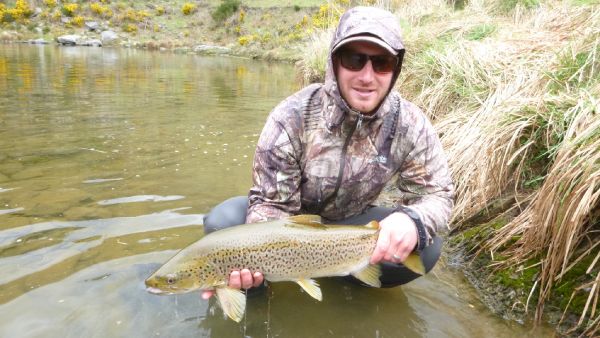 Fly-fishing Pic of German brown shared by Andy  Sutherland  – Fly dreamers 