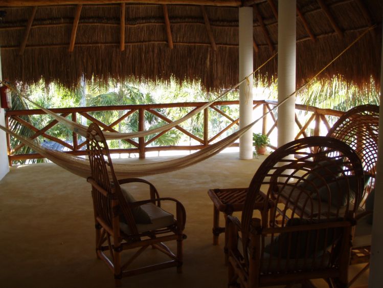 relax corner with hammock - Punta Allen fishing club