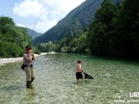 Fly fishing in Slovenia with Urko Fishing Adventures - Sava Bohinjka