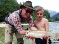 Fly fishing in Slovenia with Urko Fishing Adventures - Sava Bohinjka