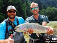 Fly fishing in Slovenia with Urko Fishing Adventures - Sava Bohinjka