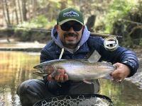 Matt first Lake Erie Steelhead 