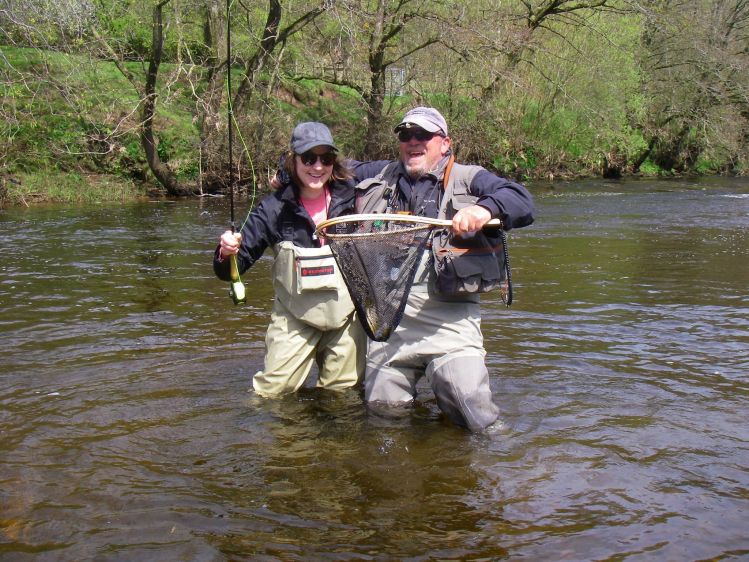 River Eden wild trout for a happy client