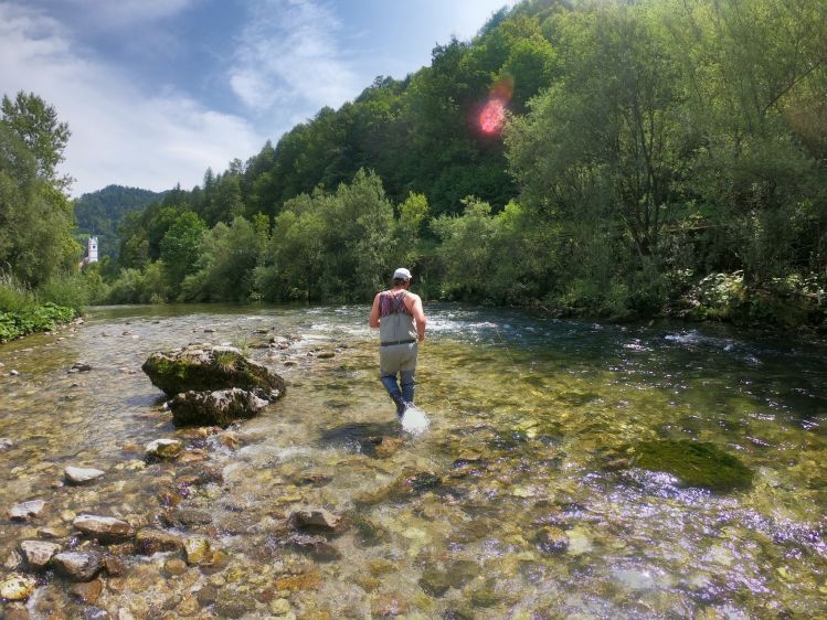 Moments, river Idrijca